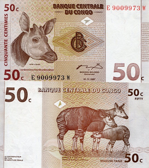 50 centimes  (90) UNC Banknote