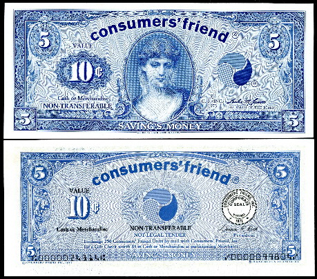 10 cents  (90) UNC Banknote