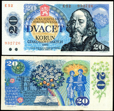 20 korun  (90) UNC Banknote