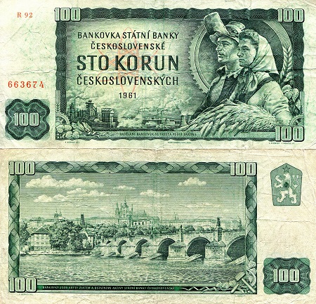 100 korun  (50) F Banknote