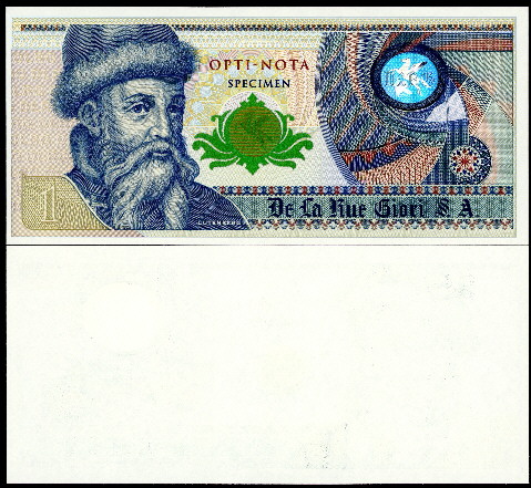 1 opti-nota  (90) UNC Banknote