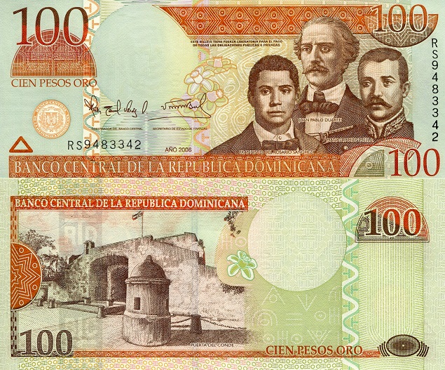 100 pesos oro  (90) UNC Banknote