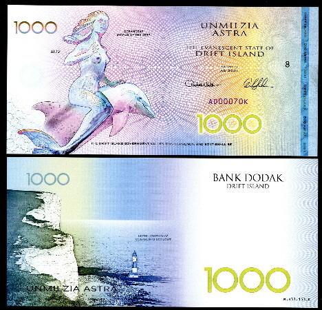 1000 astra  (90) UNC Banknote