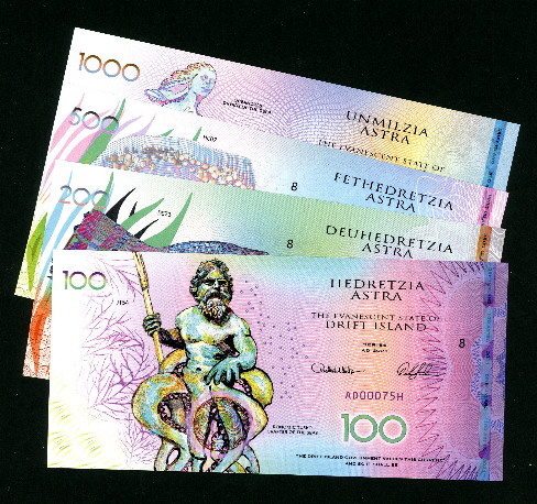 100-1000 astra  (90) UNC Banknote