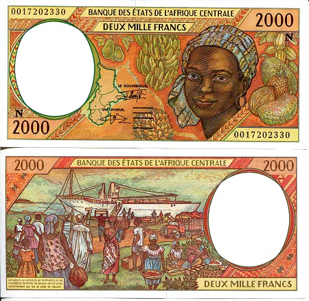 2000 francs  (90) UNC Banknote