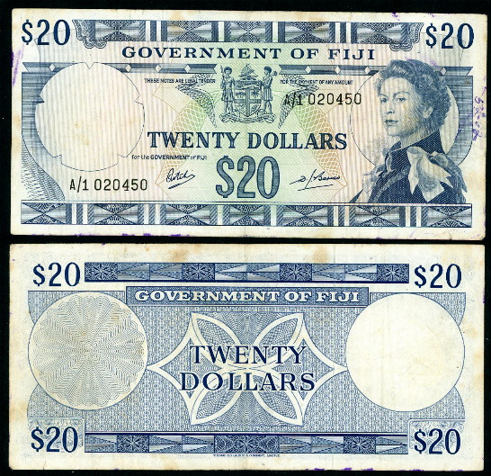 20 dollars  (50) F Banknote