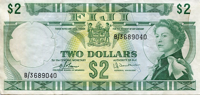 2 dollars  (60) VF Banknote