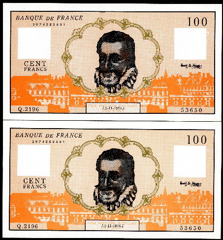 100 francs  (80) AU Banknote