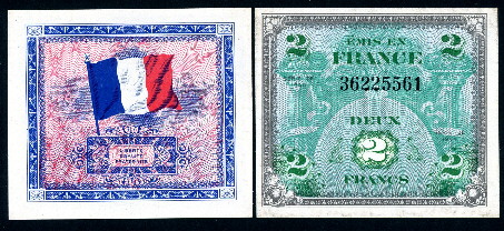2 francs  (85) AU-UNC Banknote