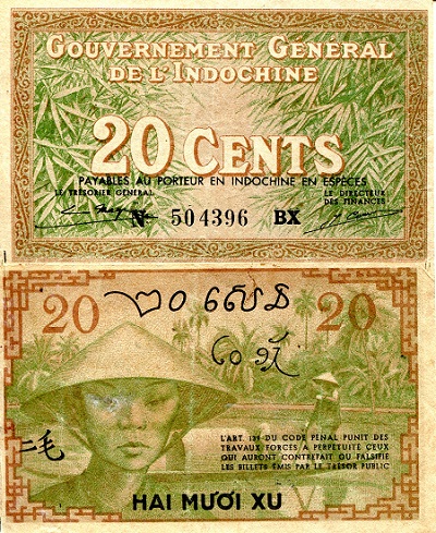 20 cents  (85) AU-UNC Banknote