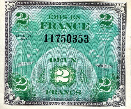 2 francs  (70) EF Banknote