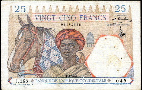 25 francs  (50) F Banknote