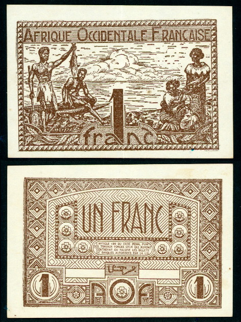 1 franc  (70) EF Banknote