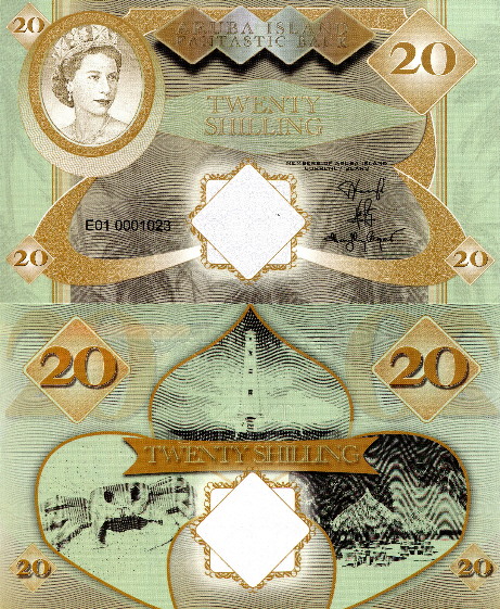 20 shillings  (90) UNC Banknote