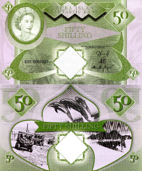 50 shillings  (90) UNC Banknote