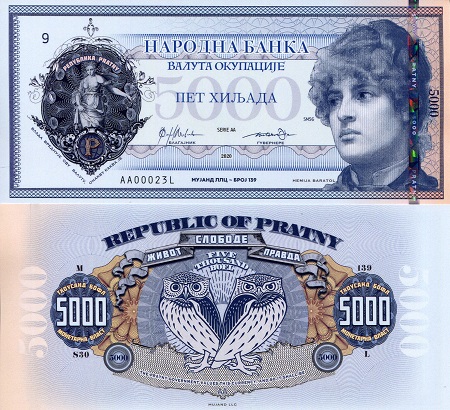 5000 bofl  (90) UNC Banknote