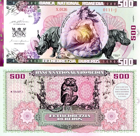500 dureros  (90) UNC Banknote