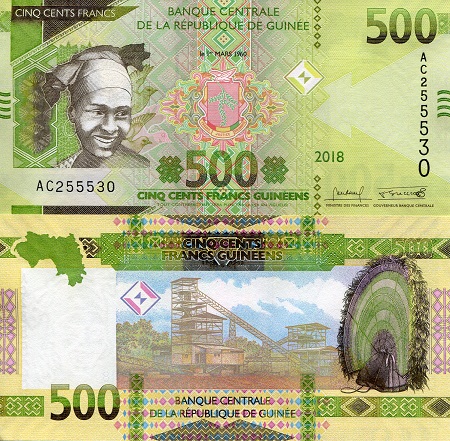 500 Francs  (90) UNC Banknote