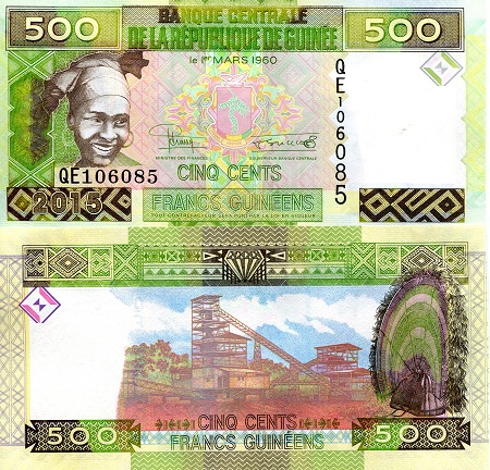 500 francs  (90) UNC Banknote