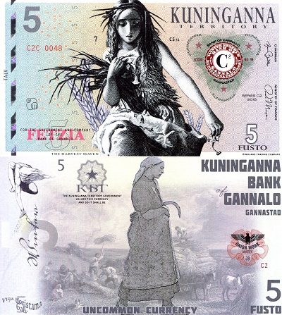 5 fusto  (90) UNC Banknote
