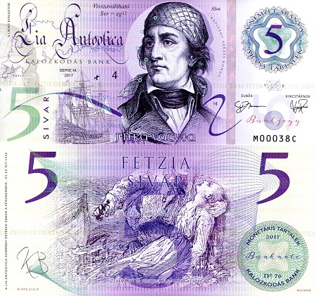 5 sivar  (90) UNC Banknote
