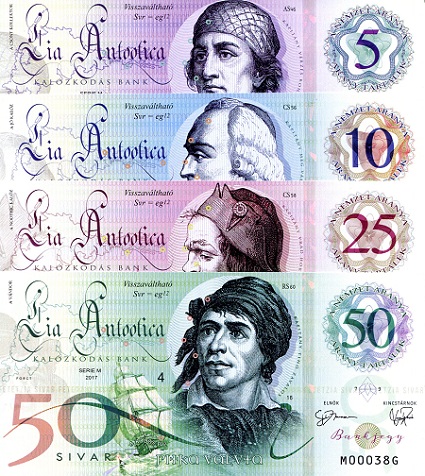 5-50 sivar  (90) UNC Banknote