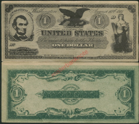 1 dollar  (60) VF Banknote