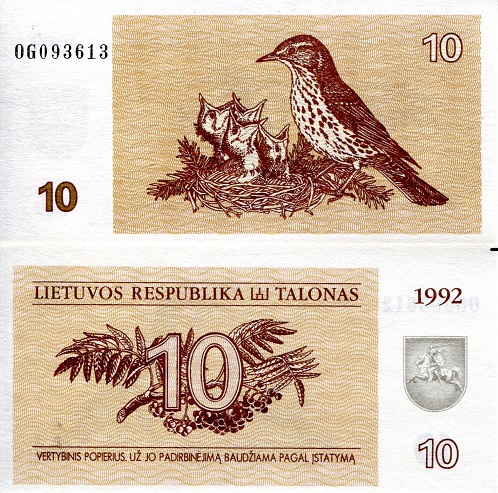 10 talones  (85) AU-UNC Banknote