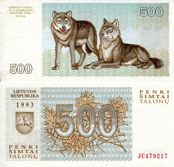 500 talonu  (90) UNC Banknote