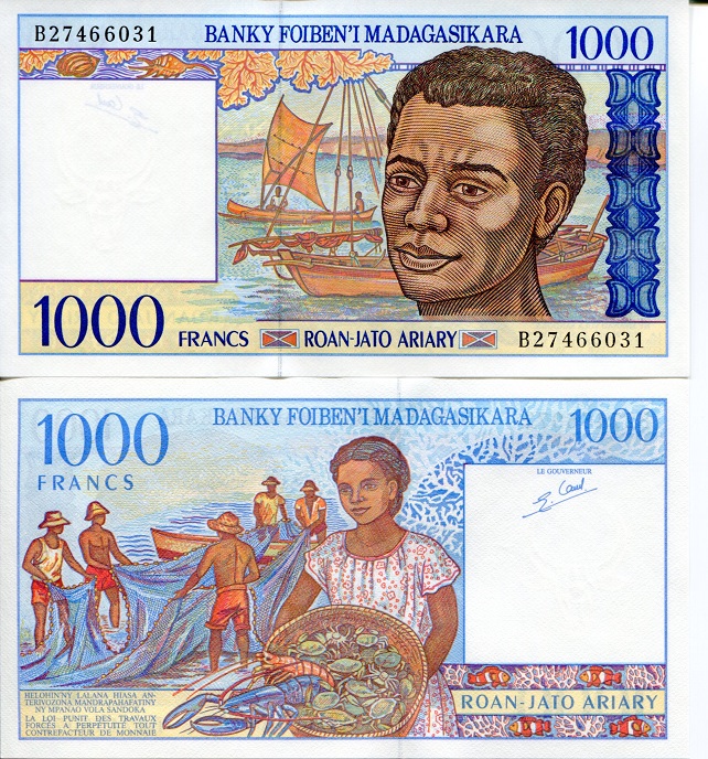 1000 francs  (90) UNC Banknote