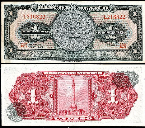 1 peso  (65) VF-EF Banknote