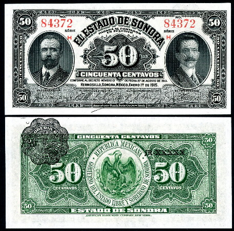 50 centavos  (85) AU-UNC Banknote