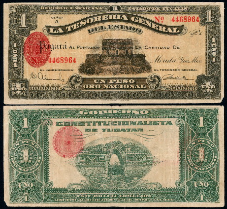 1 peso  (40) VG Banknote