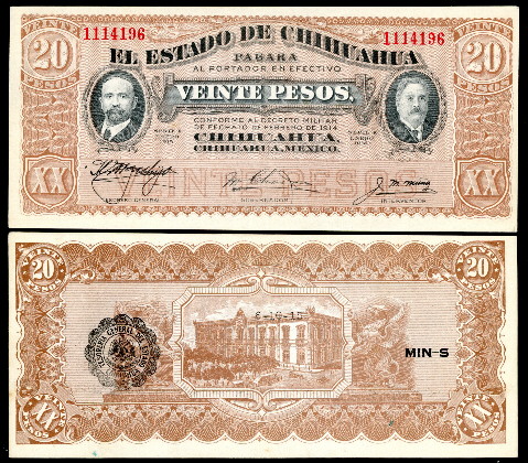 20 pesos  (70) EF Banknote