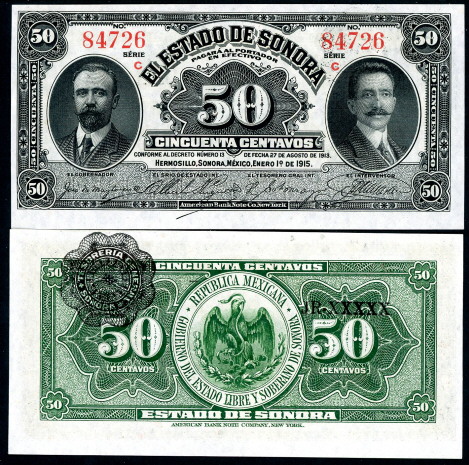 50 centavos  (90) UNC Banknote