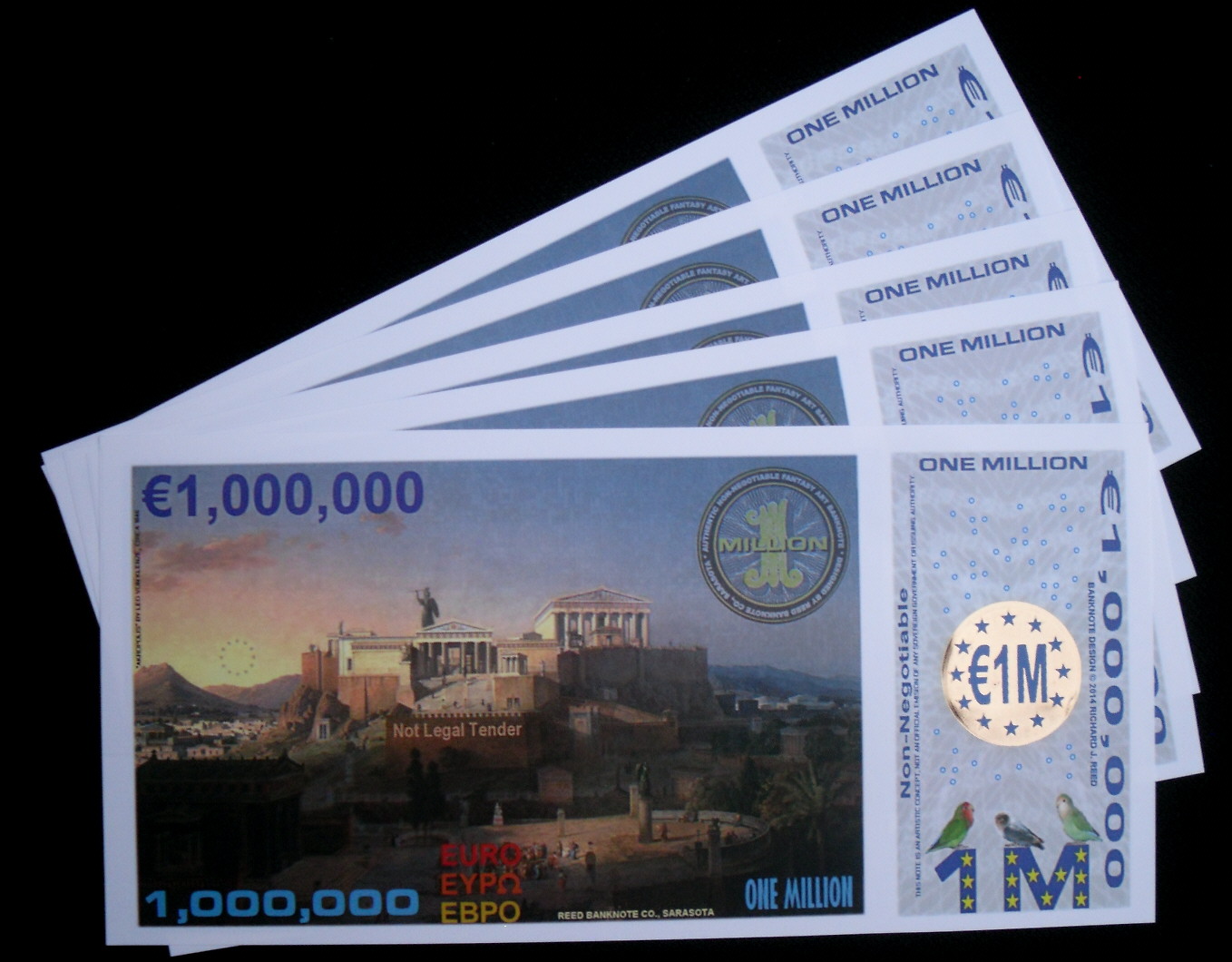 1,000,000 Euro  (90) UNC Banknote