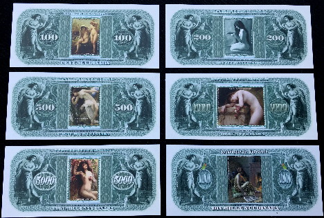 100-10,000 nuudinara  (90) UNC Banknote