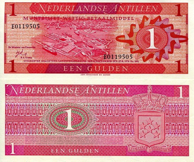 1 gulden  (90) UNC Banknote