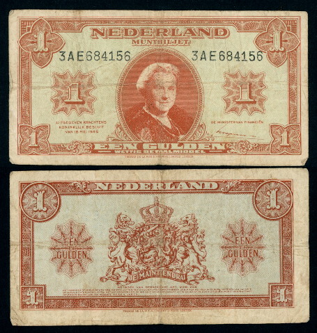 1 gulden  (50) F Banknote