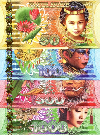 50-1000 Gulden  (90) UNC Banknote