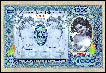 1000 nudollars  (90) UNC Banknote