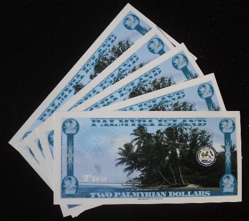 2 Palmyrian dollars  (90) UNC Banknote