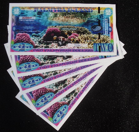 2 Palmyrian dollars  (90) UNC Banknote