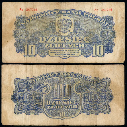 10 zlotych  (40) VG Banknote