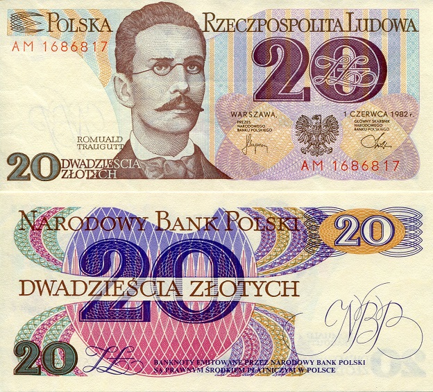 20 zlotych  (90) UNC Banknote