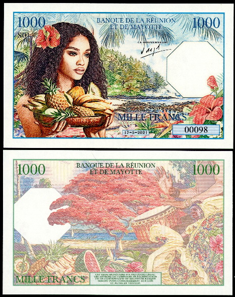 1000 Francs  (90) UNC Banknote