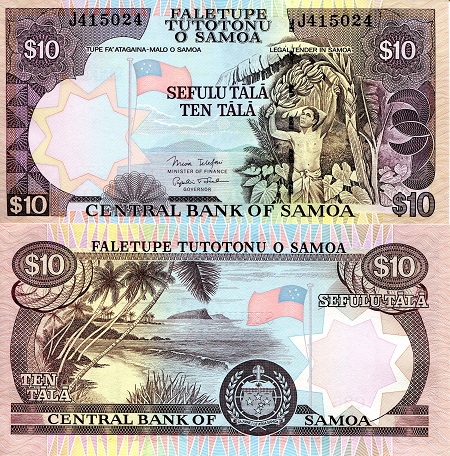 10 Tala  (90) UNC Banknote