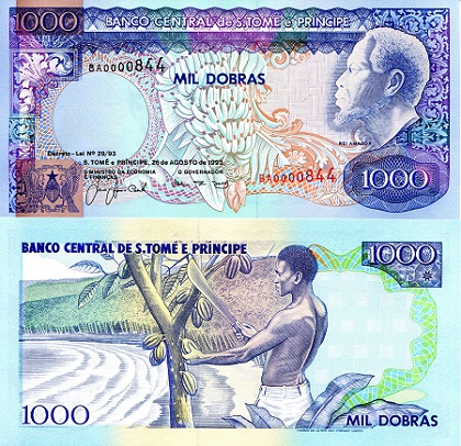 1000 dobras  (90) UNC Banknote
