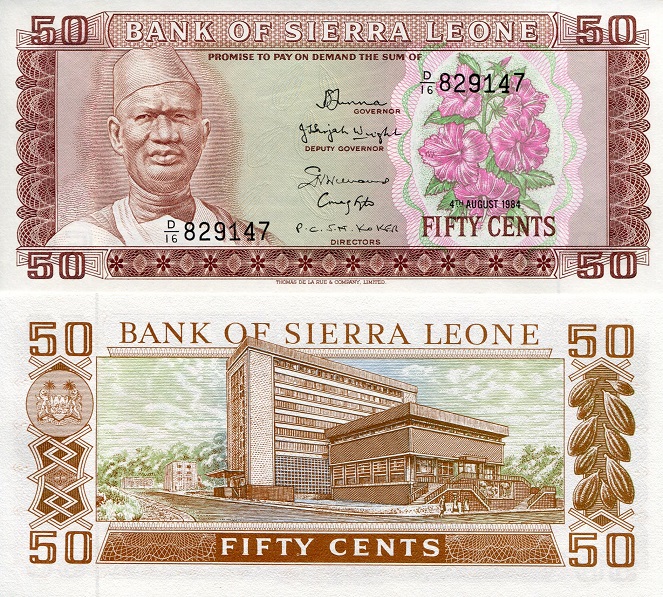 50 cents  (90) UNC Banknote