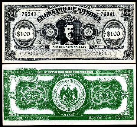 100 dollars  (85) AU-UNC Banknote